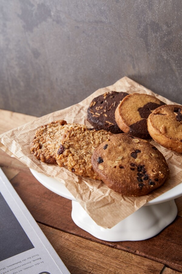 유기가공식품 전문베이커리 올가문,프리미엄 유기농 재료로 만든 프랑스 사블레 쿠키 선물세트